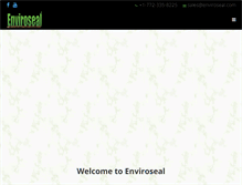 Tablet Screenshot of enviroseal.com
